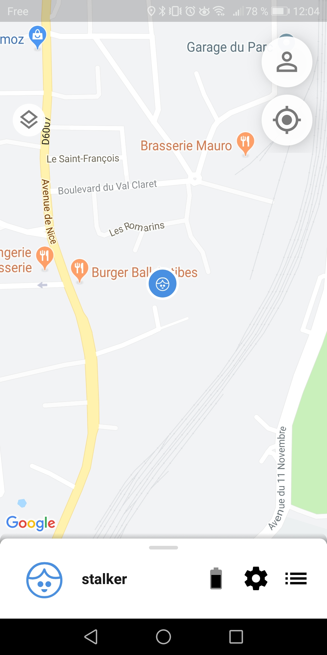Tracker auswählen